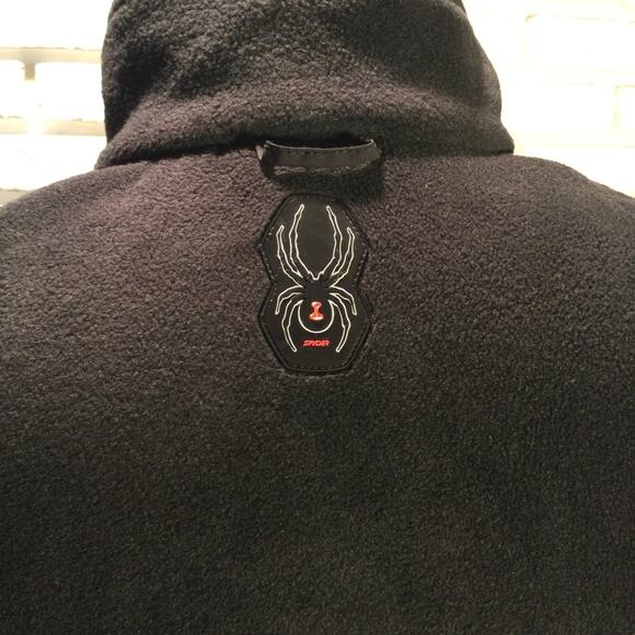 Spyder Vintage black oversized fleece jacket 12 - Picture 5 of 7